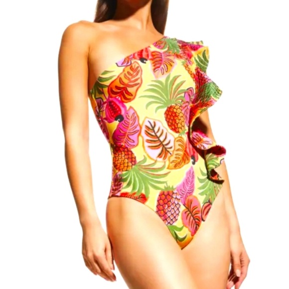 FARM Rio Vibrant Tropical One Piece - Picture 2 of 5